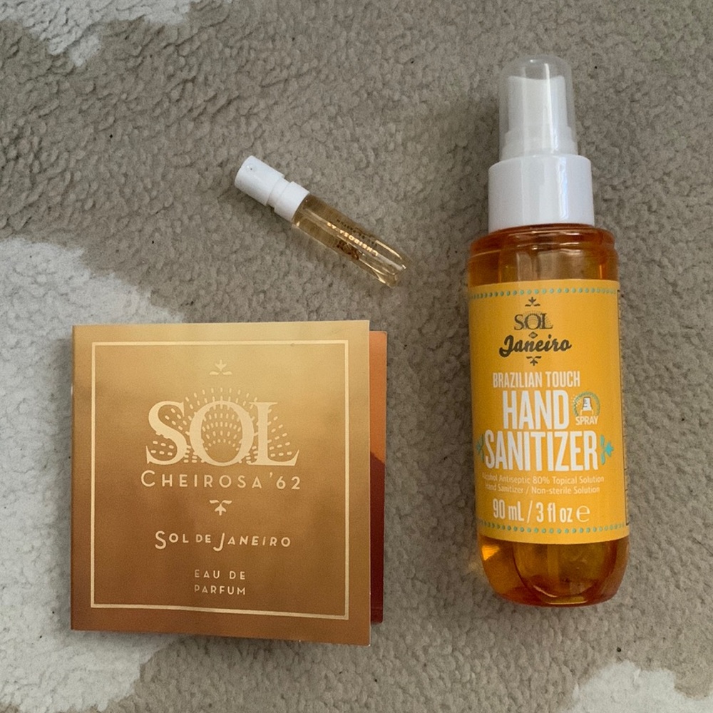 Sol de Janiero hand sanitizer & cheirosa ‘62 spray